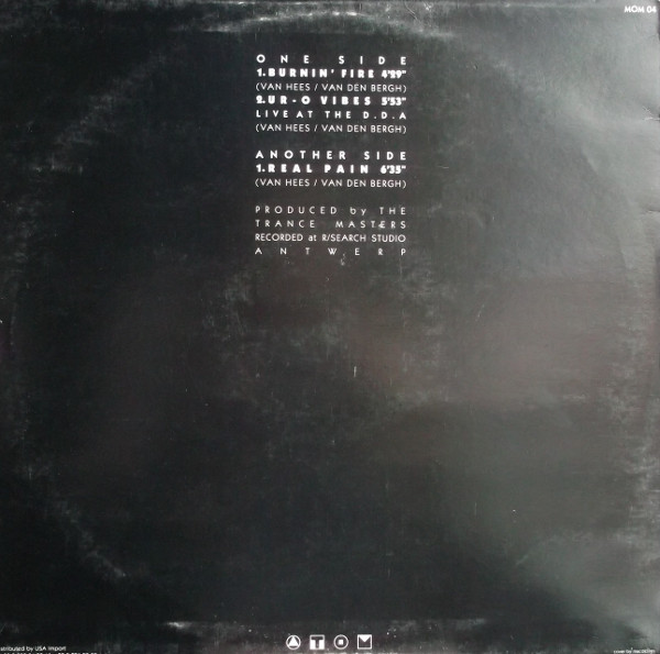 Sven Van Hees - Burnin' Fire | Atom Records (MOM 04) - 2