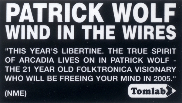 Patrick Wolf - Wind In The Wires | Tomlab (tom47cd) - 3