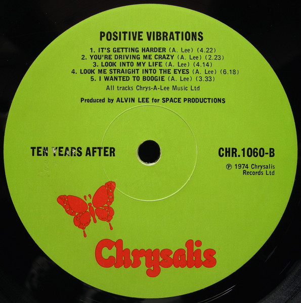 Ten Years After - Positive Vibrations | Chrysalis (CHR. 1060) - 4 Ten Years After - Positive Vibrations | Chrysalis (CHR. 1060) - 4
