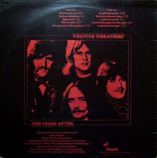 Ten Years After - Positive Vibrations | Chrysalis (CHR. 1060) - 2 Ten Years After - Positive Vibrations | Chrysalis (CHR. 1060) - 2