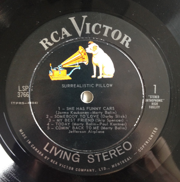 Jefferson Airplane - Surrealistic Pillow | RCA Victor (LSP-3766) - 3