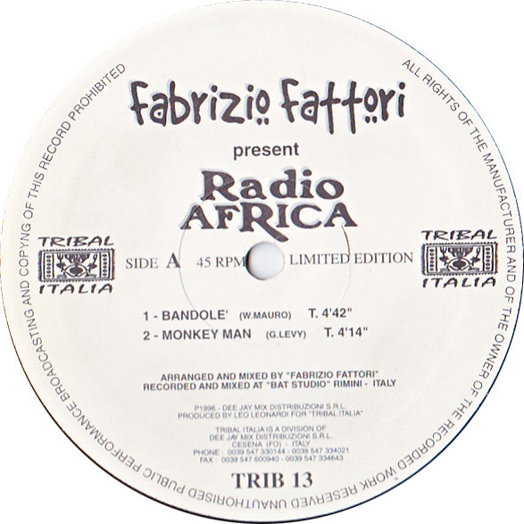 Fabrizio Fattori - Radio Africa | Tribal Italia (TRIB 13) - 3 Fabrizio Fattori - Radio Africa | Tribal Italia (TRIB 13) - 3