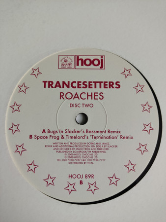 Trancesetters - Roaches | Hooj Choons (HOOJ 89R) - main