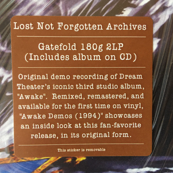 Dream Theater - Awake Demos (1994) (2LP + CD) [Vinyl] | Inside Out Music (IOMLP 615) - 2