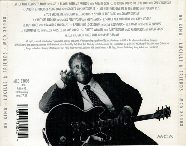 B.B. King - Lucille & Friends | MCA Records (MCD 33008) - 2