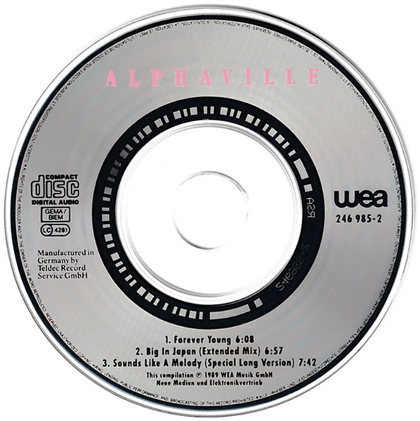 Alphaville - Forever Young / Big In Japan / Sounds Like A Melody | WEA (246 985-2) - 3 Alphaville - Forever Young / Big In Japan / Sounds Like A Melody | WEA (246 985-2) - 3