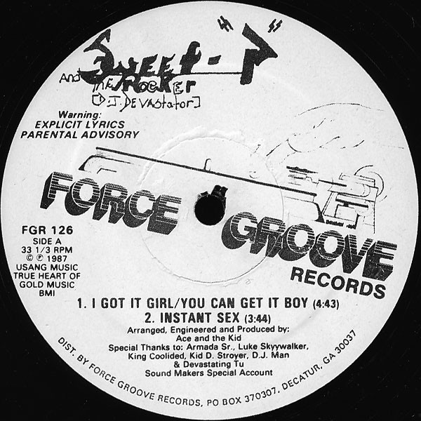 Sweet P & The Rocker (DJ Devastator) - I Got It Girl / You Can Get It Boy | Force Groove Records (FGR 126)