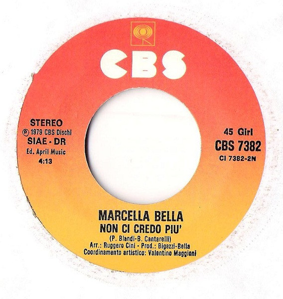 Marcella Bella - Lady Anima | CBS (CBS 7382) - 4