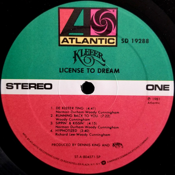 Kleeer - License To Dream | Atlantic (SD 19288) - 3 Kleeer - License To Dream | Atlantic (SD 19288) - 3