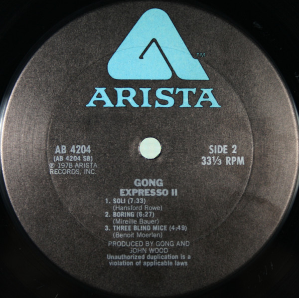 Pierre Moerlen's Gong - Expresso II | Arista (AB 4204) - 4