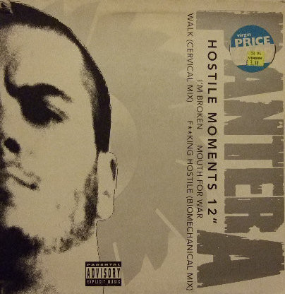 Pantera - Hostile Moments 12" | ATCO Records (B5932T) - 2