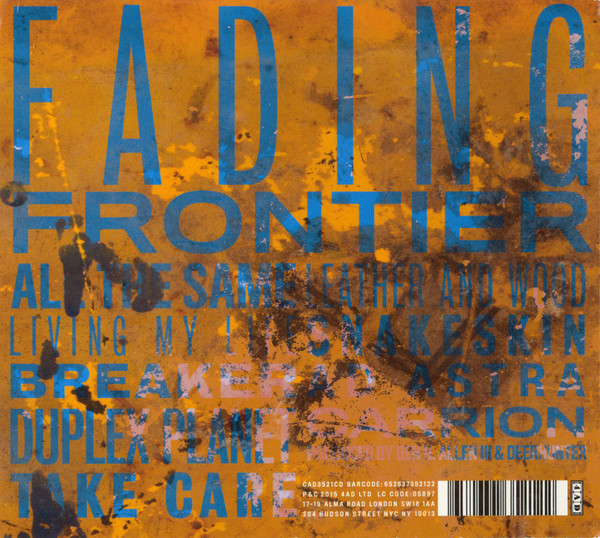 Deerhunter - Fading Frontier | 4AD (CAD 3521 CD) - 2