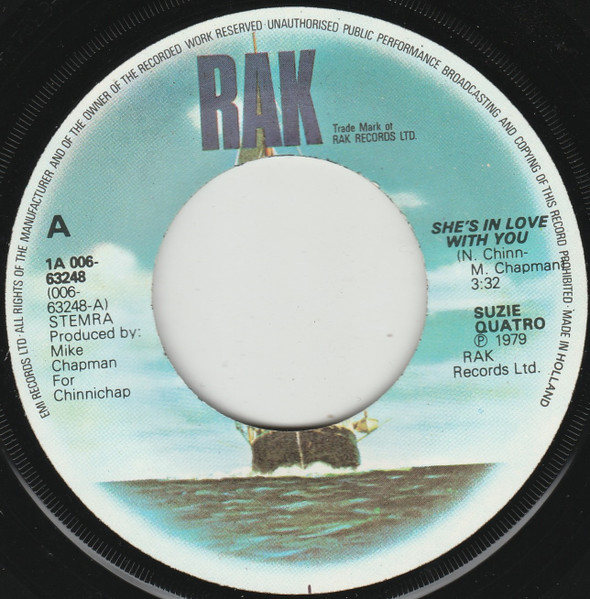 Suzi Quatro - She's In Love With You | RAK (1A 006-63248) - 3 Suzi Quatro - She's In Love With You | RAK (1A 006-63248) - 3