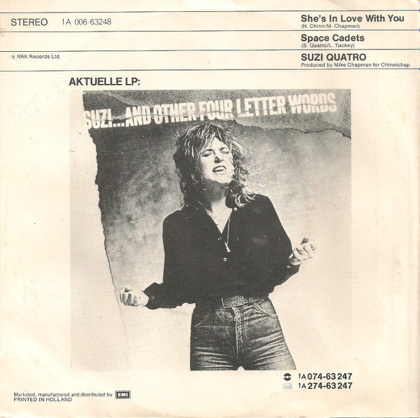 Suzi Quatro - She's In Love With You | RAK (1A 006-63248) - 2 Suzi Quatro - She's In Love With You | RAK (1A 006-63248) - 2