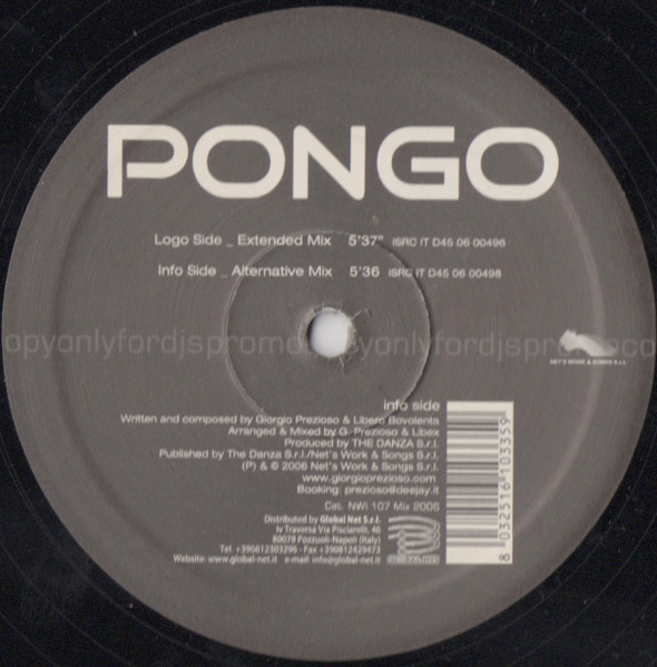 Giorgio Prezioso vs. Libex - Pongo | Net's Work International (NWI 107 Mix 2006) - 2 Giorgio Prezioso vs. Libex - Pongo | Net's Work International (NWI 107 Mix 2006) - 2