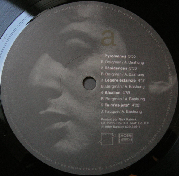Alain Bashung - Novice | Barclay (839 246-1)