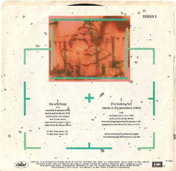 Duran Duran - The Wild Boys (7") [Vinyl] | Capitol Records (B-5417) - 2