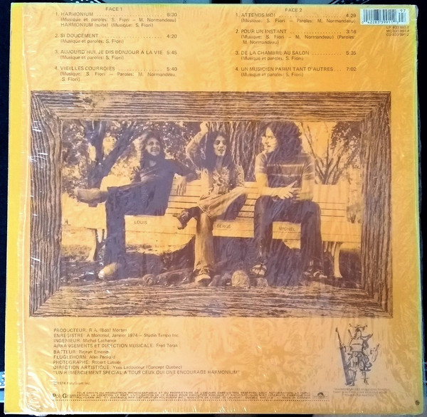 Harmonium - Harmonium | Polydor (833 991-1) - 4