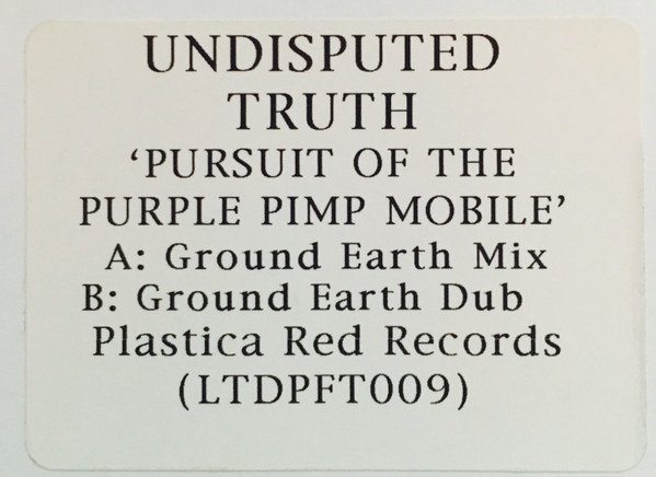 Undisputed Truth - Pursuit Of The Purple Pimp Mobile | Plastica RED (LTDPFT009)