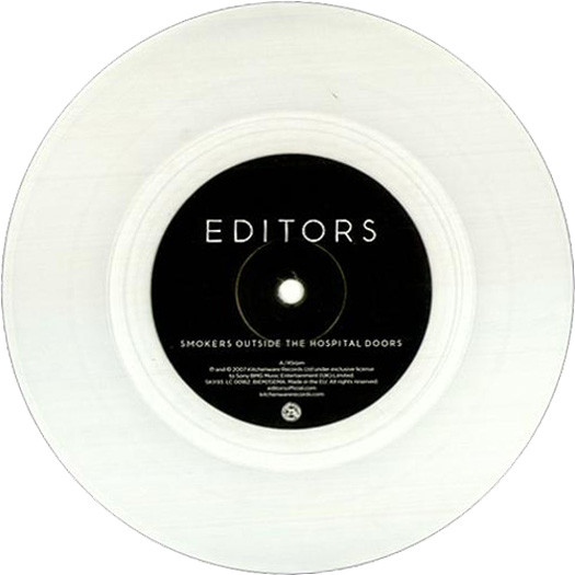 Editors - Smokers Outside The Hospital Doors | Kitchenware Records (SKX93) - 2 Editors - Smokers Outside The Hospital Doors | Kitchenware Records (SKX93) - 2