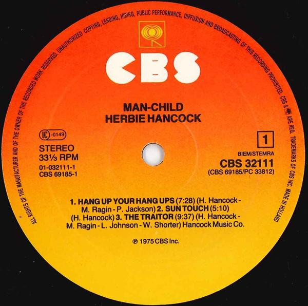 Herbie Hancock - Man-Child | CBS (CBS 32111) - 3 Herbie Hancock - Man-Child | CBS (CBS 32111) - 3