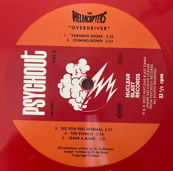 The Hellacopters - Overdriver | Nuclear Blast Records (NBR 72891) - 4 The Hellacopters - Overdriver | Nuclear Blast Records (NBR 72891) - 4