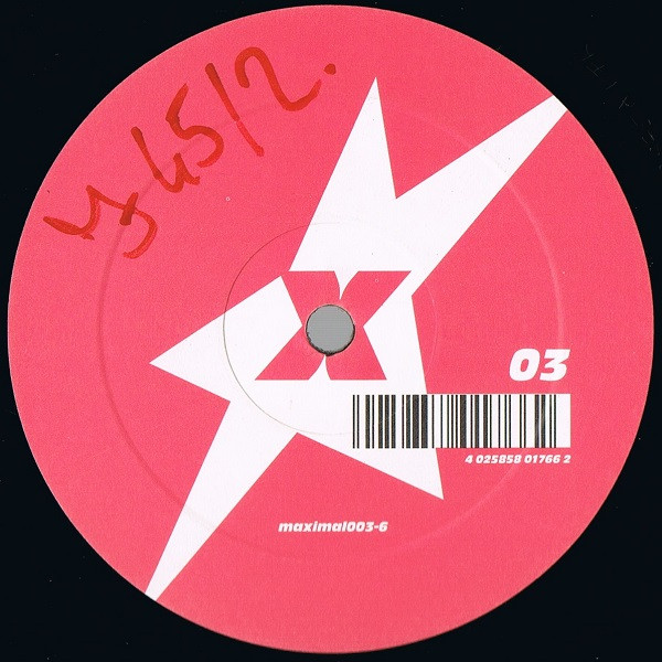 Johan Gielen - Dreamchild / Flash | Maximal Recordings (MAXIMAL 003) - 3