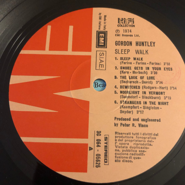 Gordon Huntley - Sleepwalk | EMI (3C064-05625) - 4 Gordon Huntley - Sleepwalk | EMI (3C064-05625) - 4