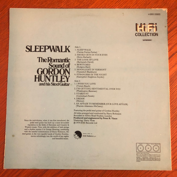 Gordon Huntley - Sleepwalk | EMI (3C064-05625) - 2 Gordon Huntley - Sleepwalk | EMI (3C064-05625) - 2