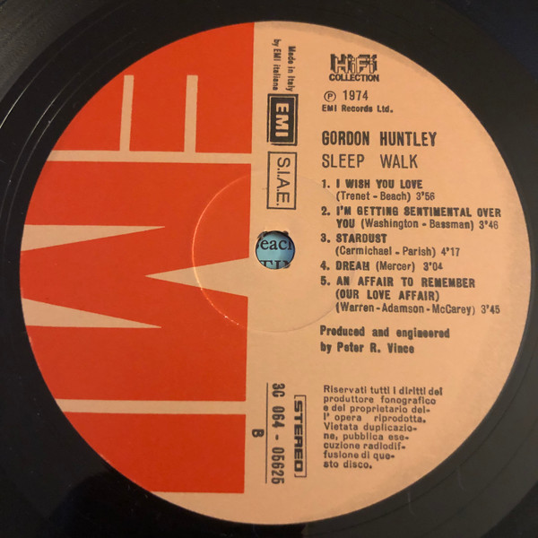 Gordon Huntley - Sleepwalk | EMI (3C064-05625) - 3 Gordon Huntley - Sleepwalk | EMI (3C064-05625) - 3