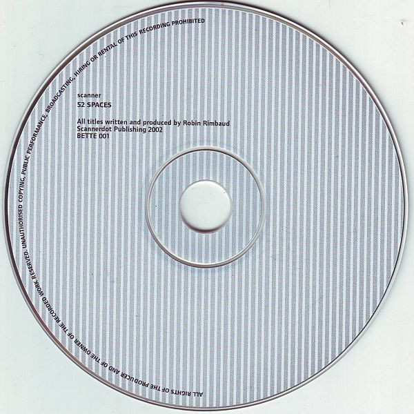 Scanner - 52 Spaces | Bette (BETTE 001) - 3 Scanner - 52 Spaces | Bette (BETTE 001) - 3