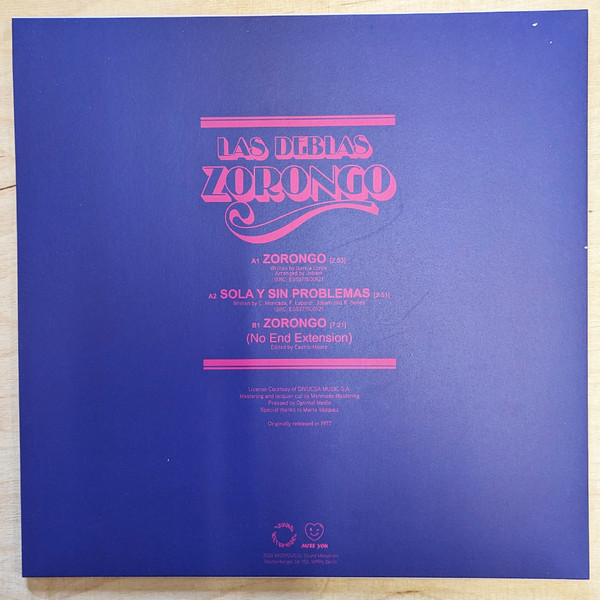 Las Deblas - Zorongo | Miss you (MISSYOU032) - 2