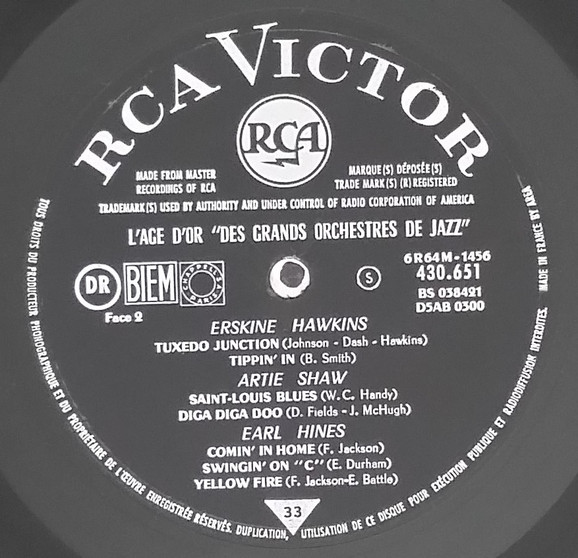Various - L'age D'or Des Grands Orchestres De Jazz | RCA Victor (430.651) - 4 Various - L'age D'or Des Grands Orchestres De Jazz | RCA Victor (430.651) - 4