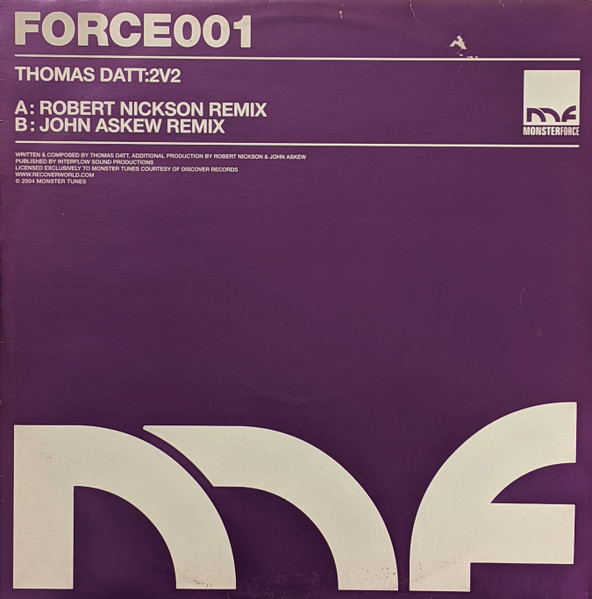 Thomas Datt - 2V2 | Monster Force (FORCE001)