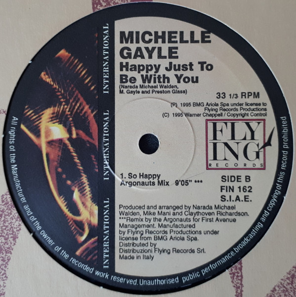 Michelle Gayle - Happy Just To Be With You | Flying International (FIN 162) - 2