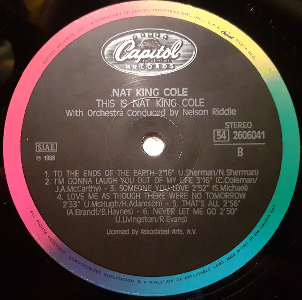 Nat King Cole - This Is Nat "King" Cole | Capitol Records (54 2606041) - 3