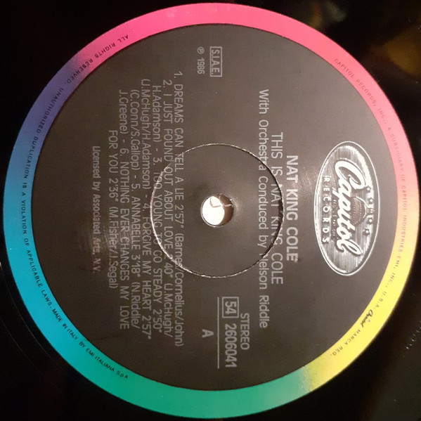 Nat King Cole - This Is Nat "King" Cole | Capitol Records (54 2606041) - 4