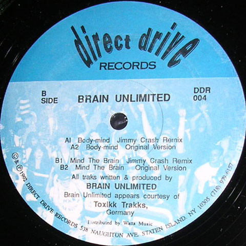 Brain Unlimited - Body EP | Direct Drive (DDR 004) Brain Unlimited - Body EP | Direct Drive (DDR 004)