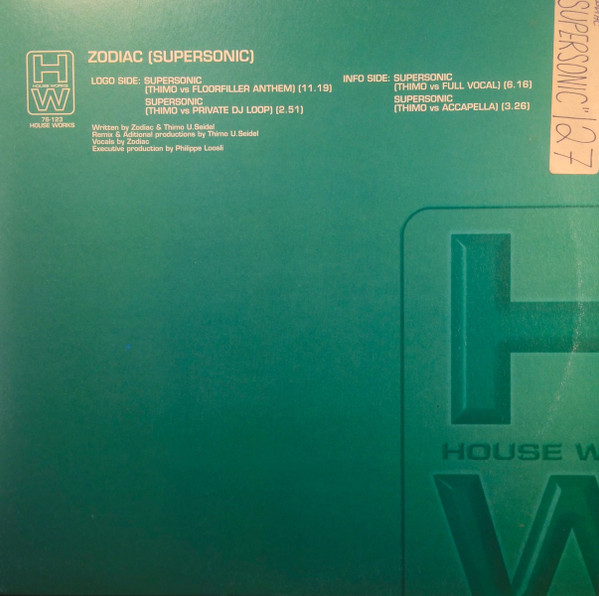 Zodiac - Supersonic | House Works (76-123)