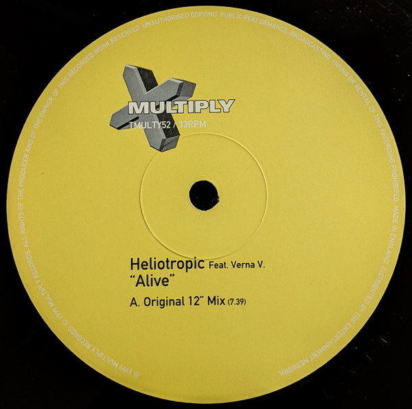 Heliotropic Feat. Verna V - Alive | Multiply Records (TMULTY52) - 3