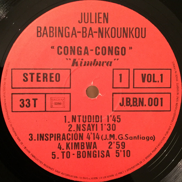 Julien Babinga - Vol. 1 - Kimbwa | Apia (AP 034) - main Julien Babinga - Vol. 1 - Kimbwa | Apia (AP 034) - main