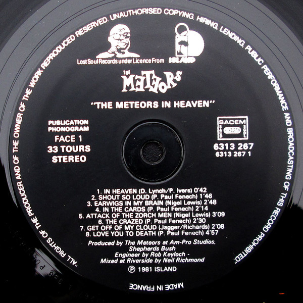 The Meteors - In Heaven | Lost Soul Records (6313 267) - 4 The Meteors - In Heaven | Lost Soul Records (6313 267) - 4
