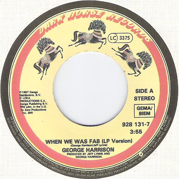 George Harrison - When We Was Fab | Dark Horse Records (928 131-7) - 3 George Harrison - When We Was Fab | Dark Horse Records (928 131-7) - 3