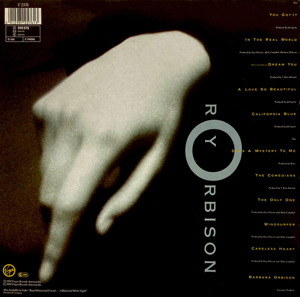 Roy Orbison - Mystery Girl | Virgin (V 2576) - 2