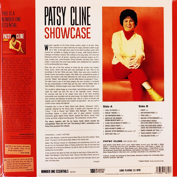 Patsy Cline - Showcase | Number One Essentials (291021) - 2 Patsy Cline - Showcase | Number One Essentials (291021) - 2