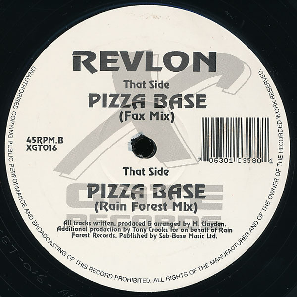 Revlon - Pizza Base | X-Gate Records (XGT016)