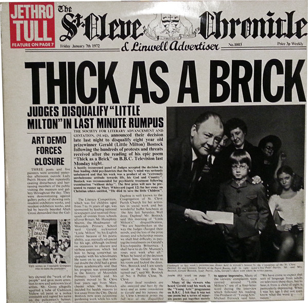 Jethro Tull - Thick As A Brick | Chrysalis (615221) - main