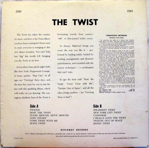 The Candymen Orchestra - The Twist By The Candymen | Diplomat Records (2262) - 2 The Candymen Orchestra - The Twist By The Candymen | Diplomat Records (2262) - 2