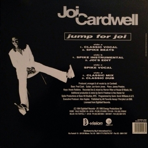 Joi Cardwell - Jump For Joi | D:vision Records (DVDM 096) - 2 Joi Cardwell - Jump For Joi | D:vision Records (DVDM 096) - 2