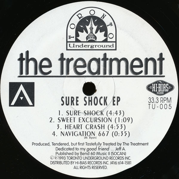 The Treatment - Sure Shock EP | Toronto Underground (TU 005) - 2 The Treatment - Sure Shock EP | Toronto Underground (TU 005) - 2